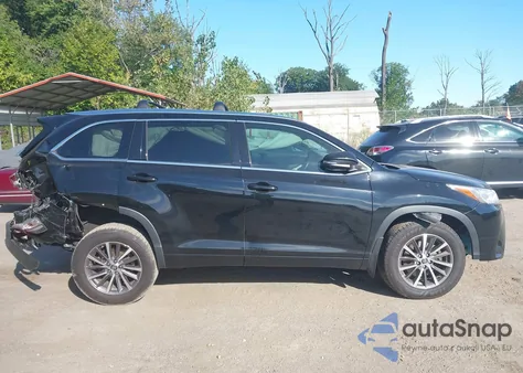 2017 Toyota Highlander Xle из США, поврежденный, VIN 5TDJZRFH8HS510102